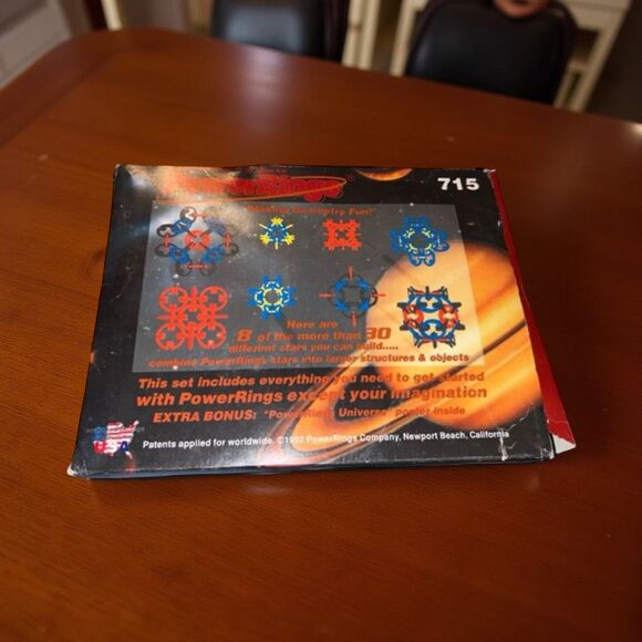 1992 Vintage PowerRings Geometric Space Explorer Building Set #715 - Picture 3 of 5